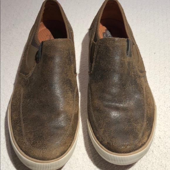 skechers brown loafers